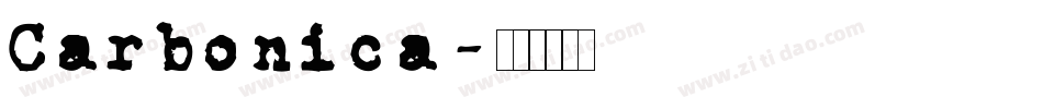 Carbonica字体转换