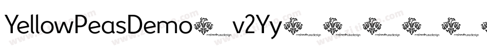 YellowPeasDemo-v2Yy字体转换