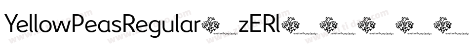 YellowPeasRegular-zERl字体转换