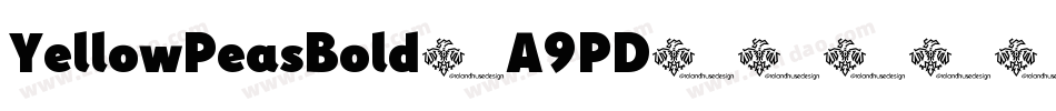 YellowPeasBold-A9PD字体转换