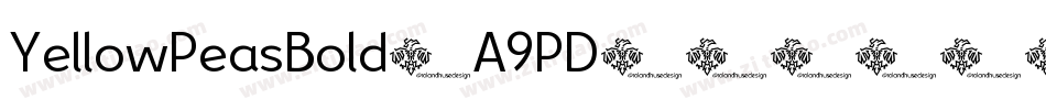 YellowPeasBold-A9PD字体转换
