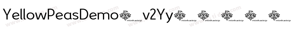 YellowPeasDemo-v2Yy字体转换