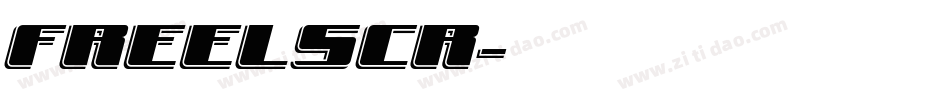 FREELSCR字体转换