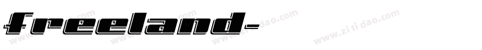 freeland字体转换