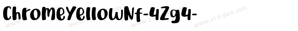 ChromeYellowNf-4Zg4字体转换
