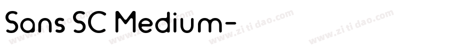 Sans_SC_Medium字体转换