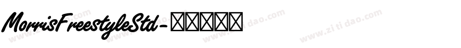 MorrisFreestyleStd字体转换