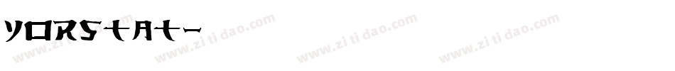 Yorstat字体转换