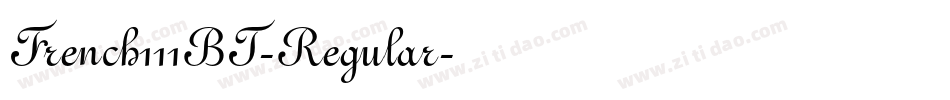 French111BT-Regular字体转换