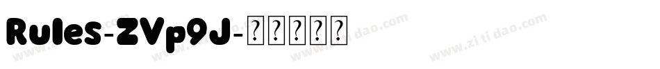 Rules-ZVp9J字体转换