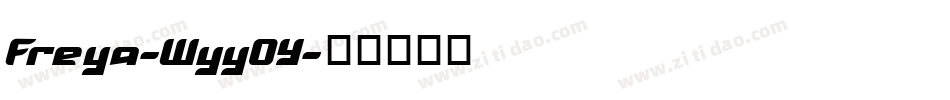 Freya-Wyy0Y字体转换