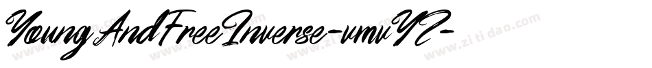 YoungAndFreeInverse-vmvYZ字体转换