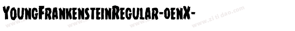 YoungFrankensteinRegular-0enX字体转换
