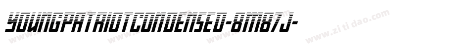 YoungPatriotCondensed-8M87J字体转换