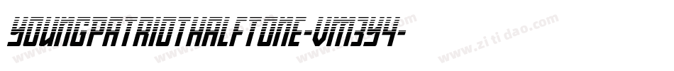YoungPatriotHalftone-vm3y4字体转换