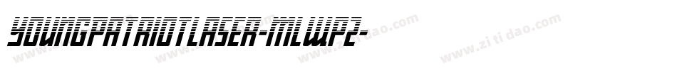 YoungPatriotLaser-mLWp2字体转换