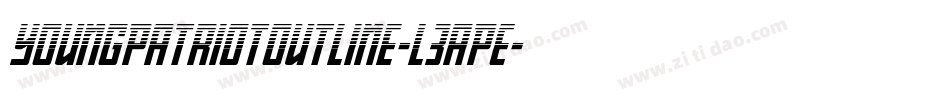 YoungPatriotOutline-L3aPE字体转换