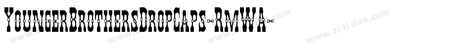 YoungerBrothersDropCaps-RmWA字体转换