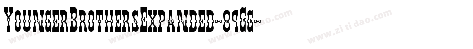 YoungerBrothersExpanded-89Gg字体转换