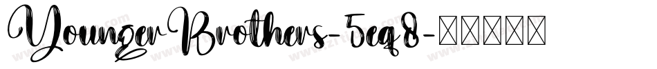 YoungerBrothers-5eq8字体转换