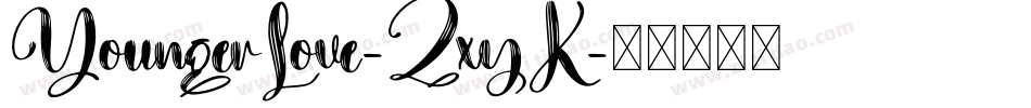 YoungerLove-ZxyK字体转换