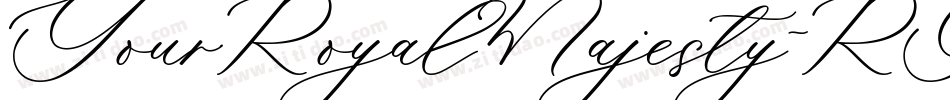 YourRoyalMajesty-RGmM字体转换