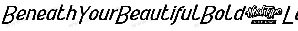 BeneathYourBeautifulBold-Lqz4字体转换