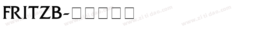 FRITZB字体转换
