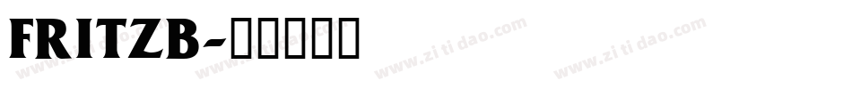 FRITZB字体转换