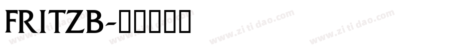 FRITZB字体转换