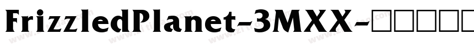FrizzledPlanet-3MXX字体转换