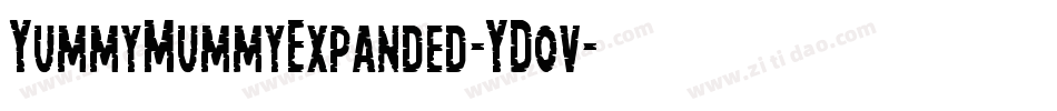 YummyMummyExpanded-YD0v字体转换
