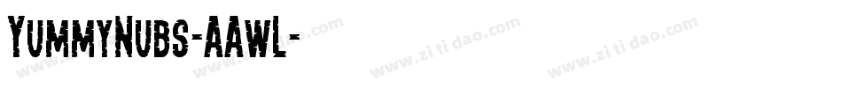 YummyNubs-AAwL字体转换