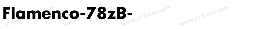 Flamenco-78zB字体转换
