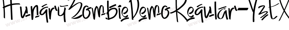 HungryZombieDemoRegular-YzEX4字体转换 HungryZombieDemoRegular-YzEX4字体转换