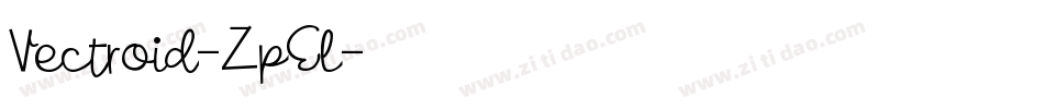 Vectroid-ZpEl字体转换