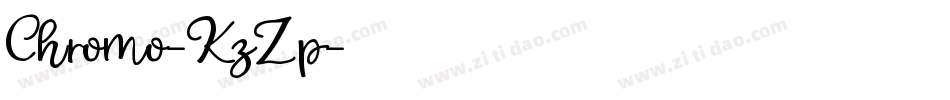 Chromo-KzZp字体转换