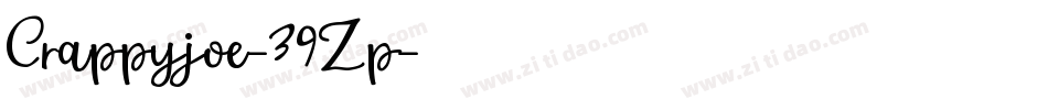 Crappyjoe-39Zp字体转换
