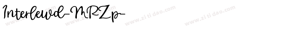 Interlewd-MRZp字体转换