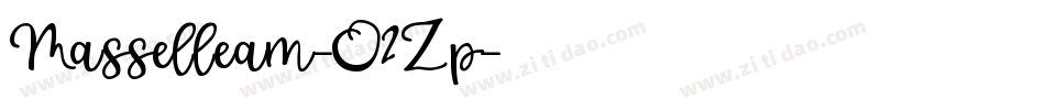 Masselleam-O2Zp字体转换