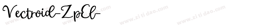 Vectroid-ZpEl字体转换