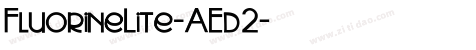 FluorineLite-AEd2字体转换