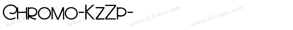 Chromo-KzZp字体转换