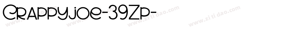 Crappyjoe-39Zp字体转换