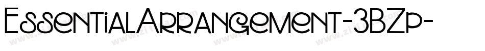 EssentialArrangement-3BZp字体转换