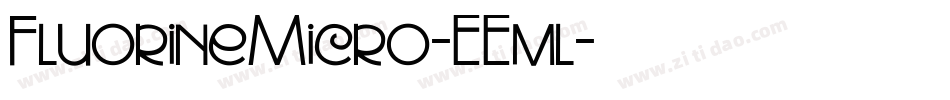 FluorineMicro-EEml字体转换