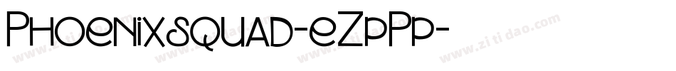 Phoenixsquad-eZpPp字体转换
