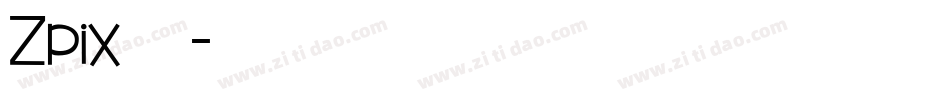 Zpix转换器字体转换