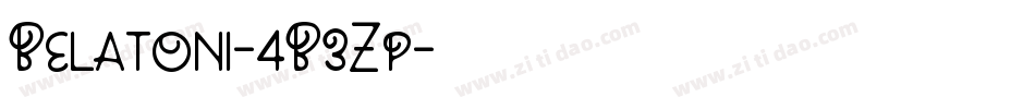 Belatoni-4B3Zp字体转换