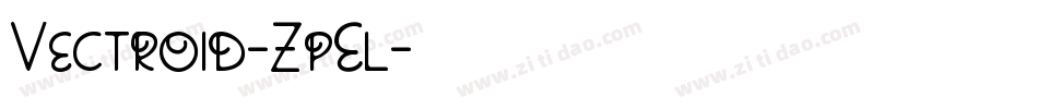 Vectroid-ZpEl字体转换